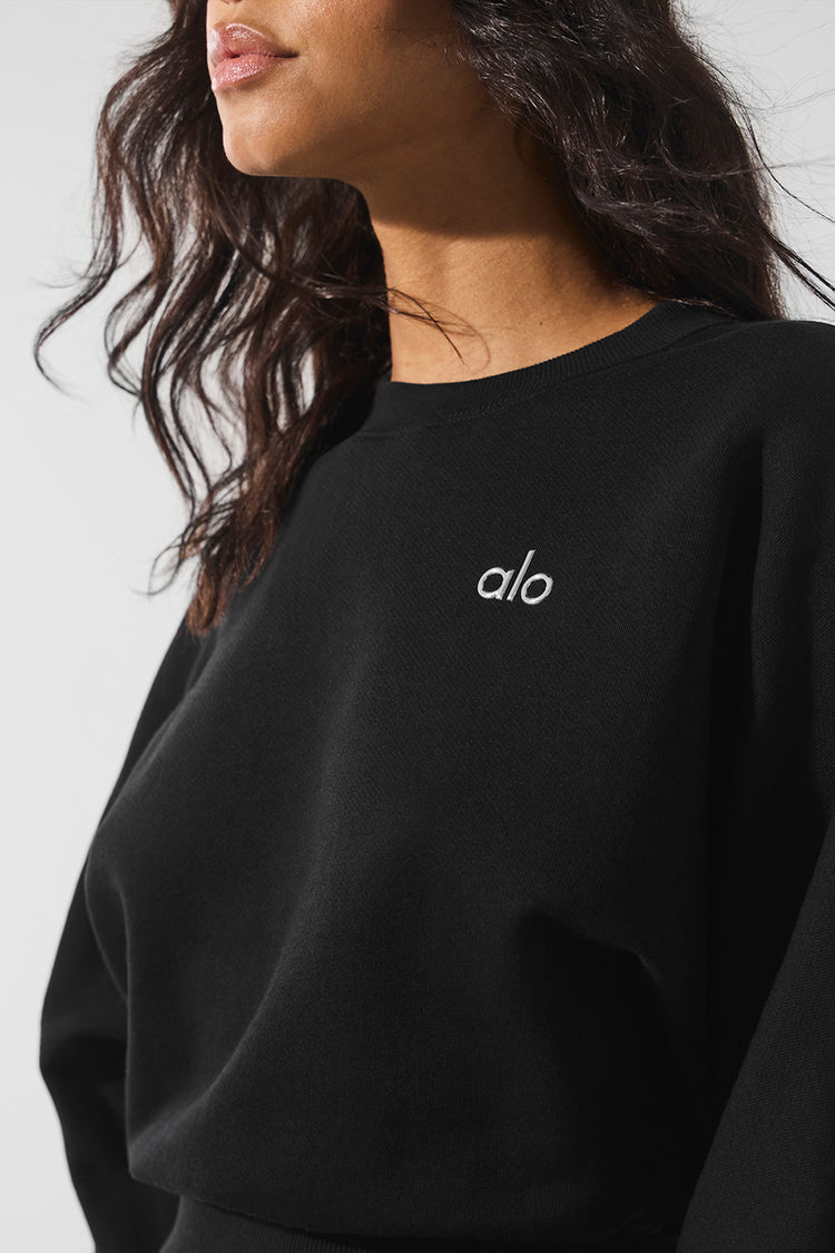 Accolade Cropped Crewneck Sweater "NEW"
