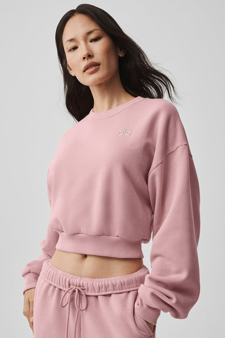 Accolade Cropped Crewneck Sweater "NEW"
