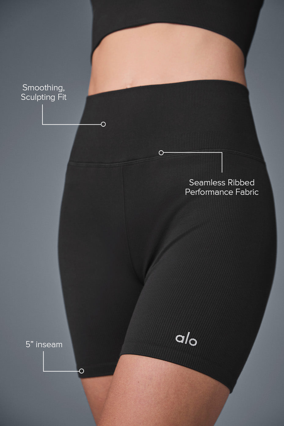 Favorite 5" Seamless Ribbed Shorts