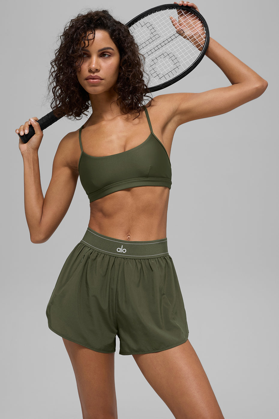 Match Point Shorts - Olive Green