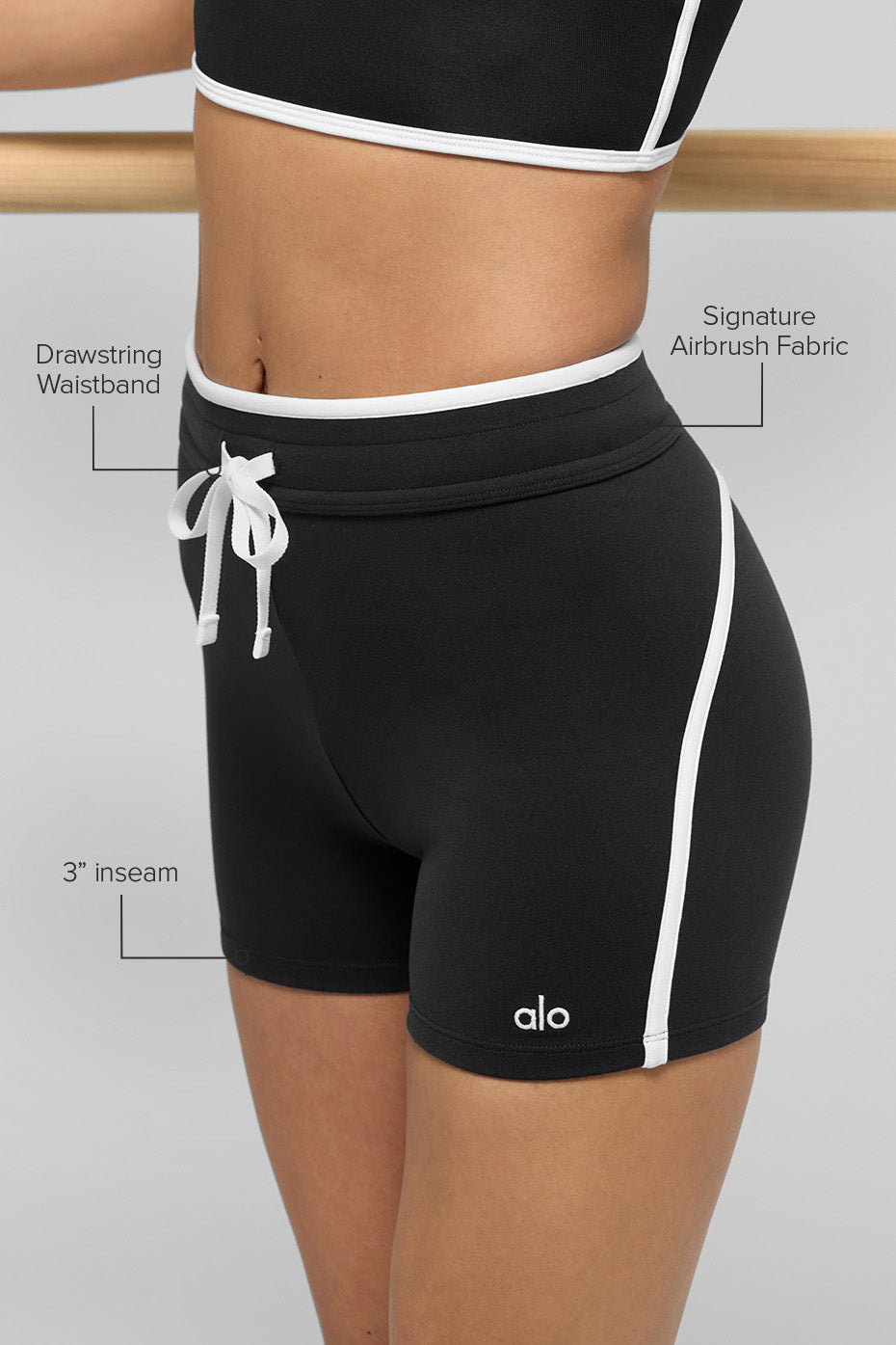 Short - Airbrush Race Pace HIGH WAIST 4"