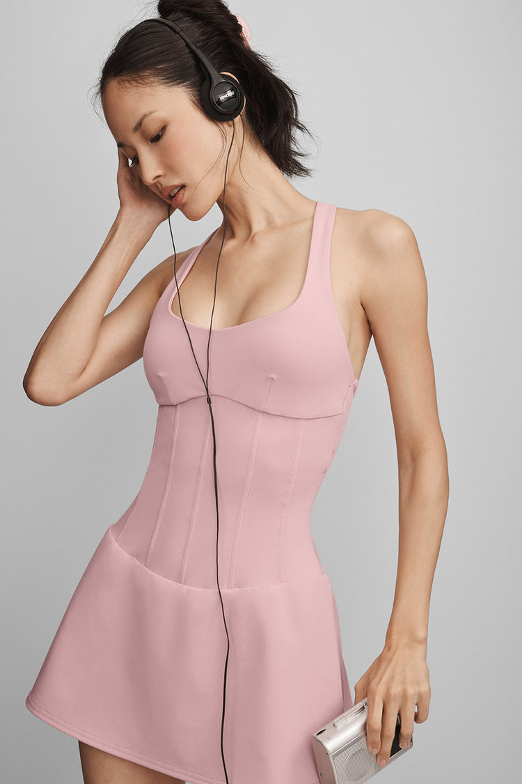Airbrush Sparks Fly Corset Tennis Dress