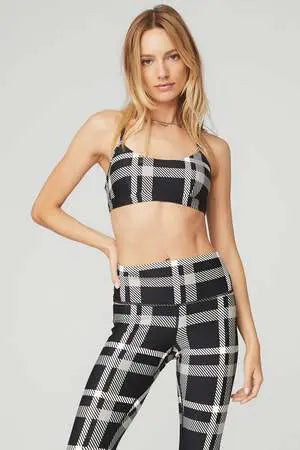 Airlift Magnified Checked Intrigue Bra & Leggings Set