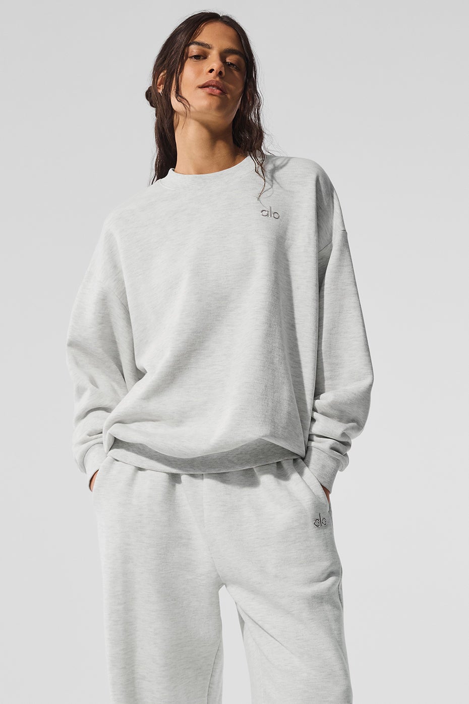 Accolade Crewneck Sweater - Grey