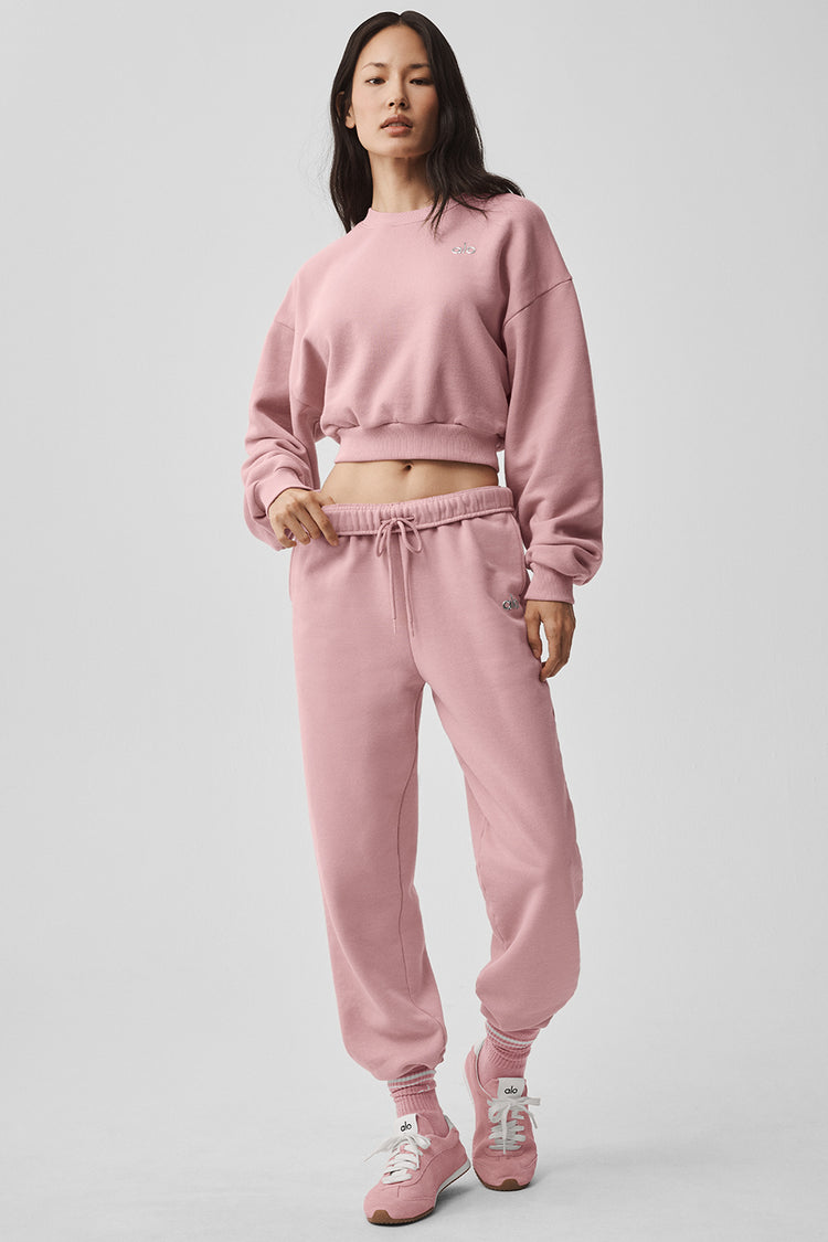 Accolade Cropped Crewneck Sweater "NEW"