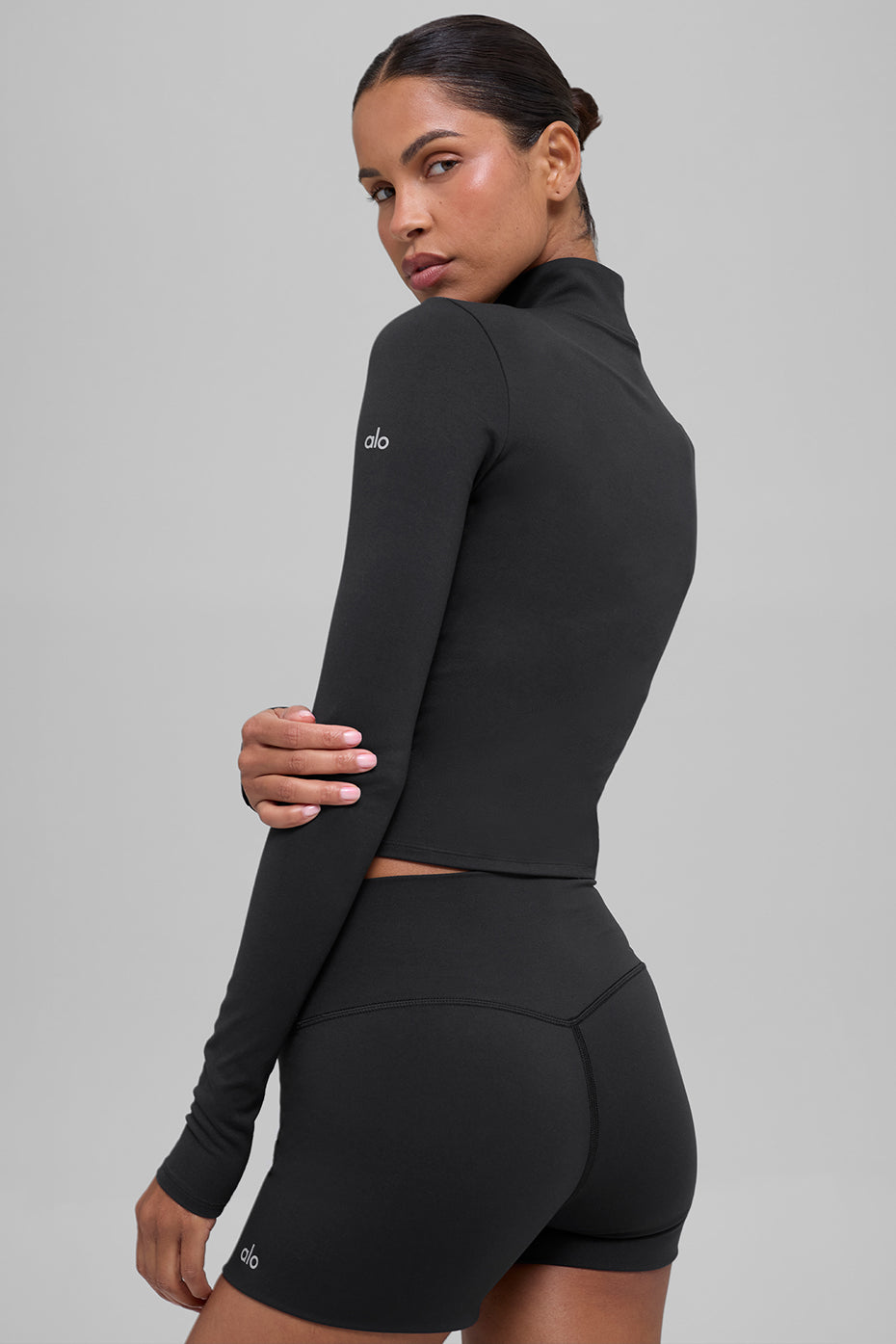ALO Softsculpt Precision 1/4 Zip Long Sleeve Sweater "OUT OF STOCK"
