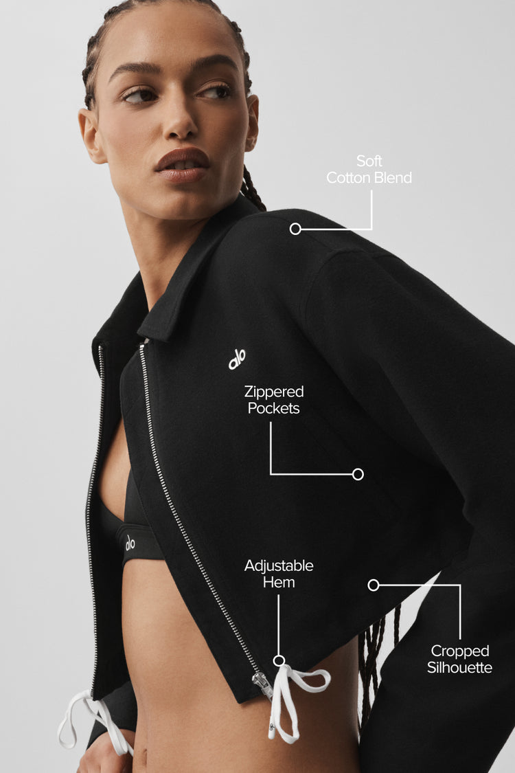 Cropped Fan Favorite Full Zip Jacket