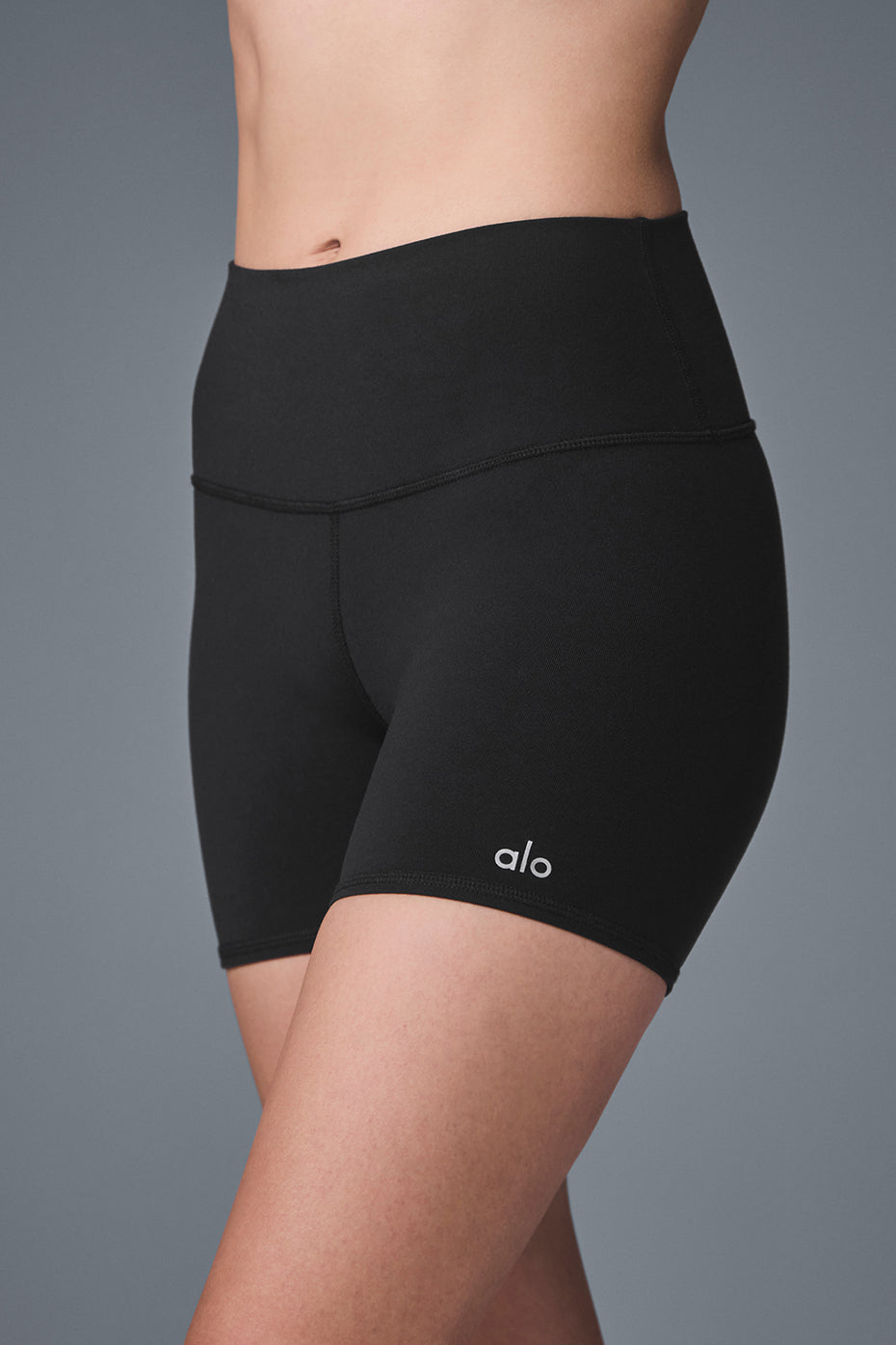 High-Waist Airbrush 5" Biker Shorts