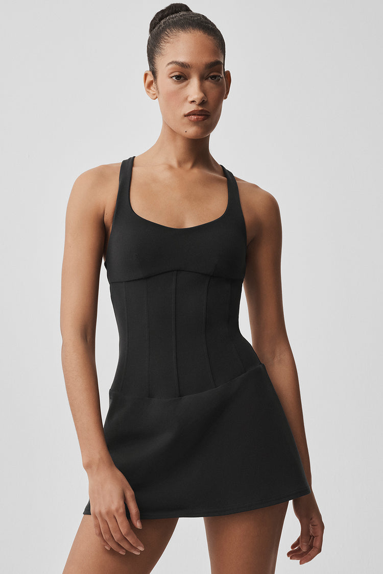 Airbrush Sparks Fly Corset Tennis Dress