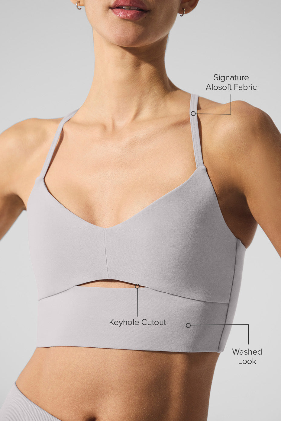 Washed Alosoft Highlight Bra