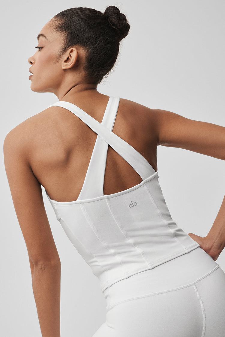 Airbrush Sparks Fly Corset Tank